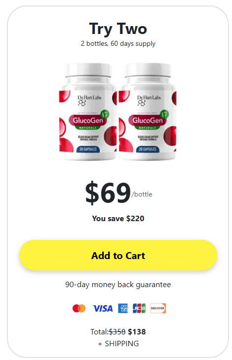 Buy GlucoGen17 2 Bottle